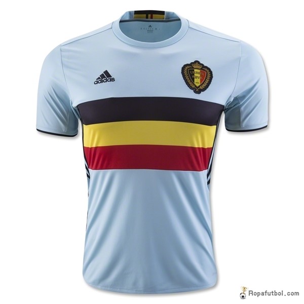 Camiseta Belgica Replica Segunda Ropa 2016 Claro Azul